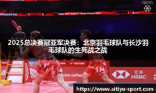 2025总决赛冠亚军决赛：北京羽毛球队与长沙羽毛球队的生死战之战
